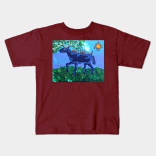 Blue Deer Village Kids T-Shirt